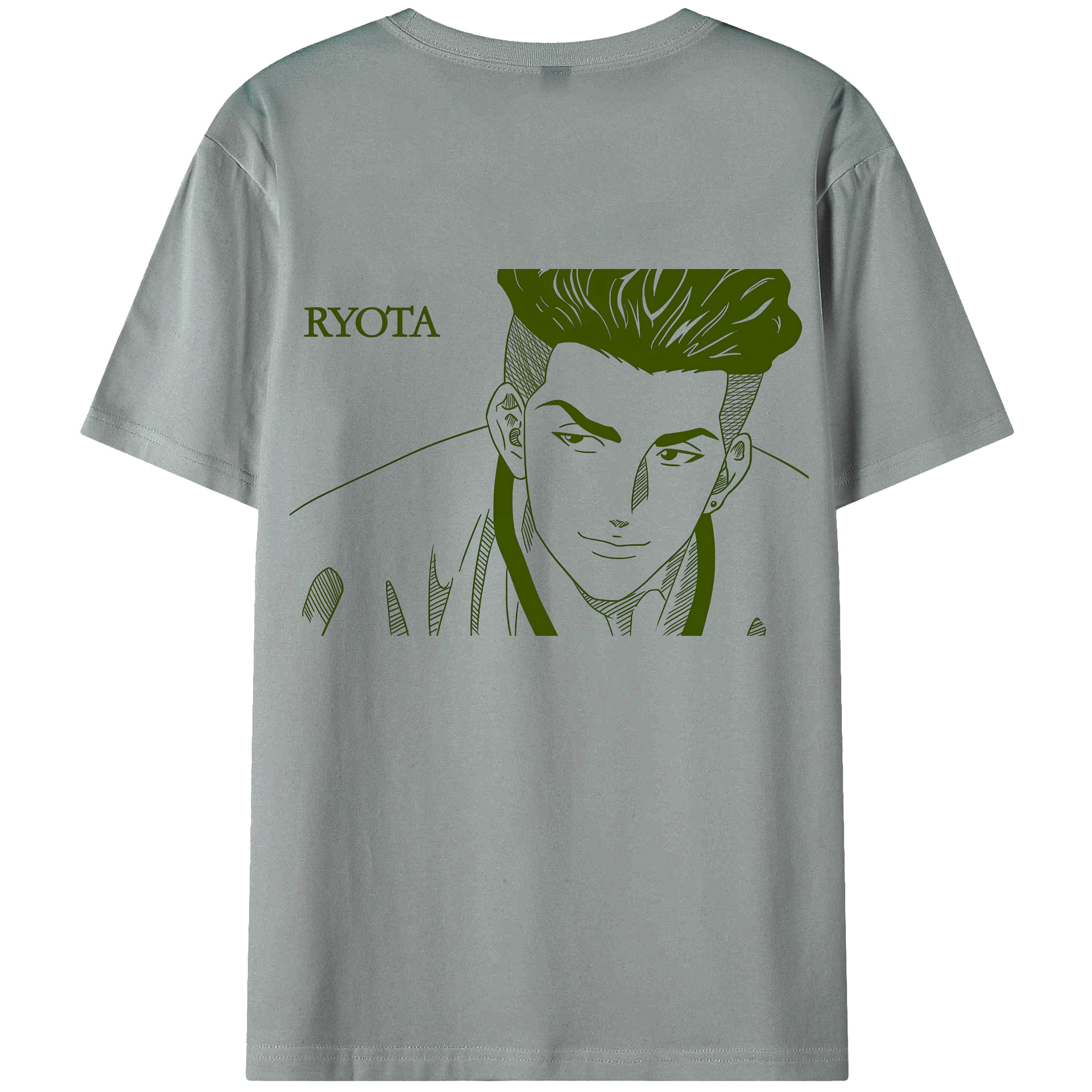 （画像用） SLAM DUNK／スラムダンク 綿100％ メンズ半袖Tシャツ（バックプリント） 通気性